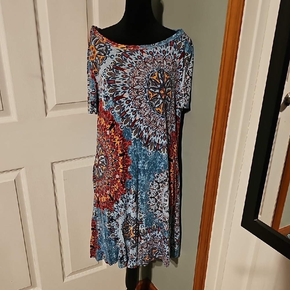 Korsis Multicolor Mandala Dress